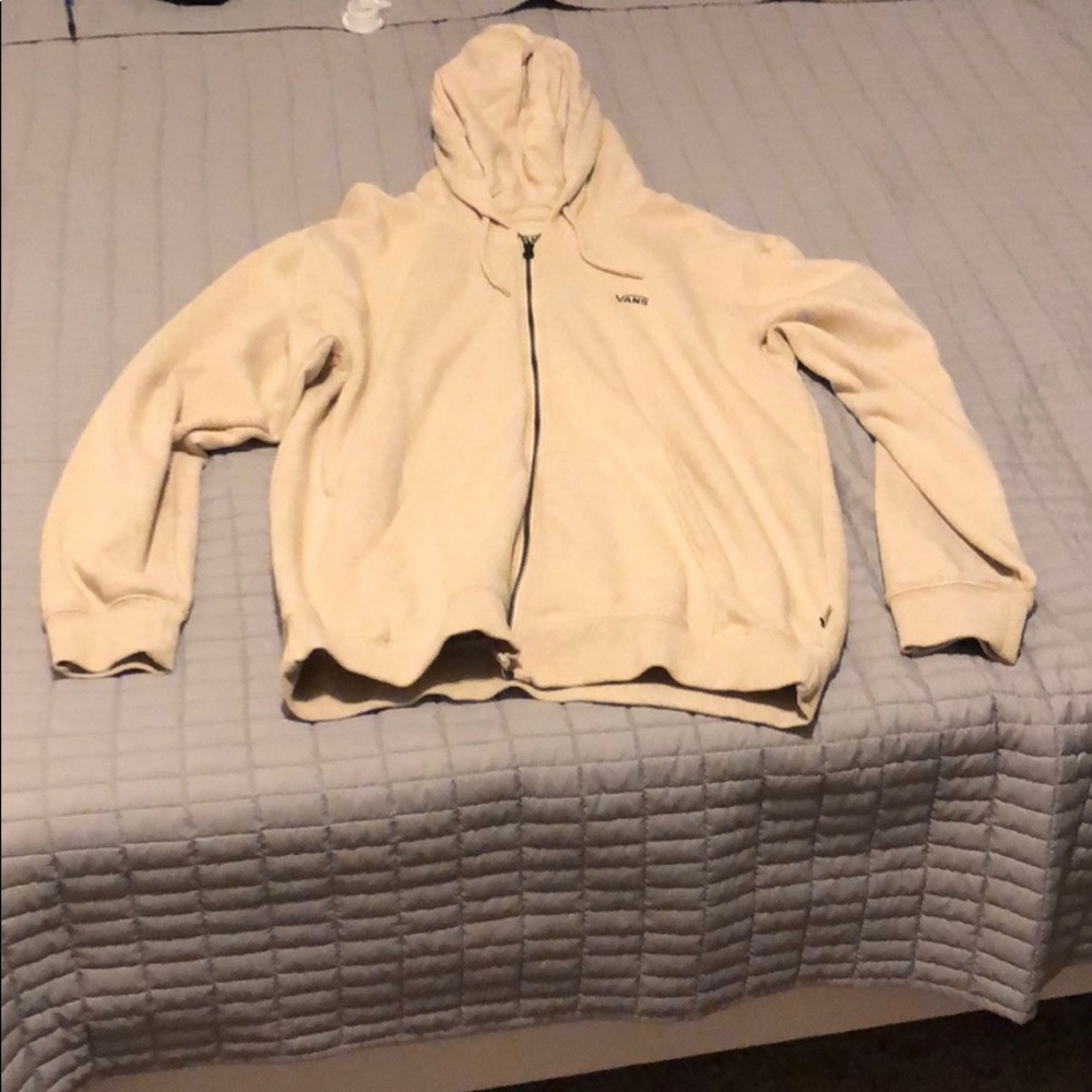 Vans zip up hoodie